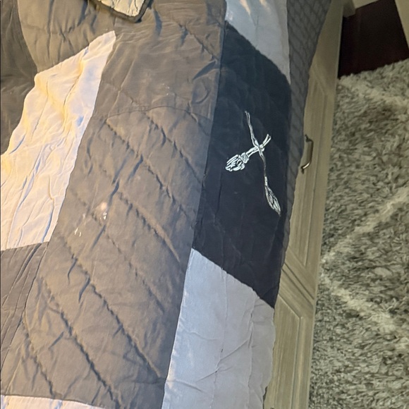 Pottery Barn Teen- Harry Potter Gray Quilted Bedding Set Queen size - Picture 13 of 14